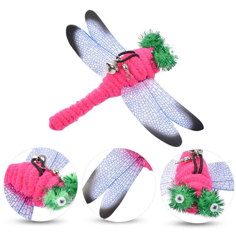 Dragonfly Fishing Rod Cat Teaser Toy BEST SELLER Etsy