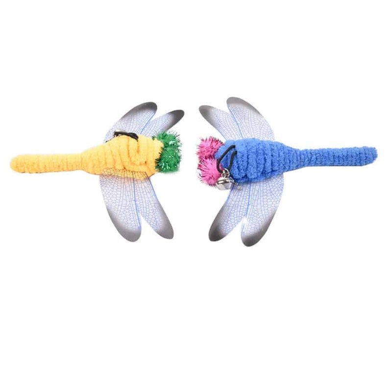 Dragonfly Fishing Rod Cat Teaser Toy BEST SELLER | Etsy