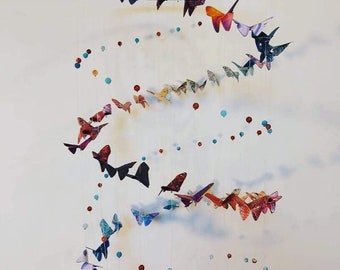 014 - Baby mobile / Suspension "XXL butterfly propeller"