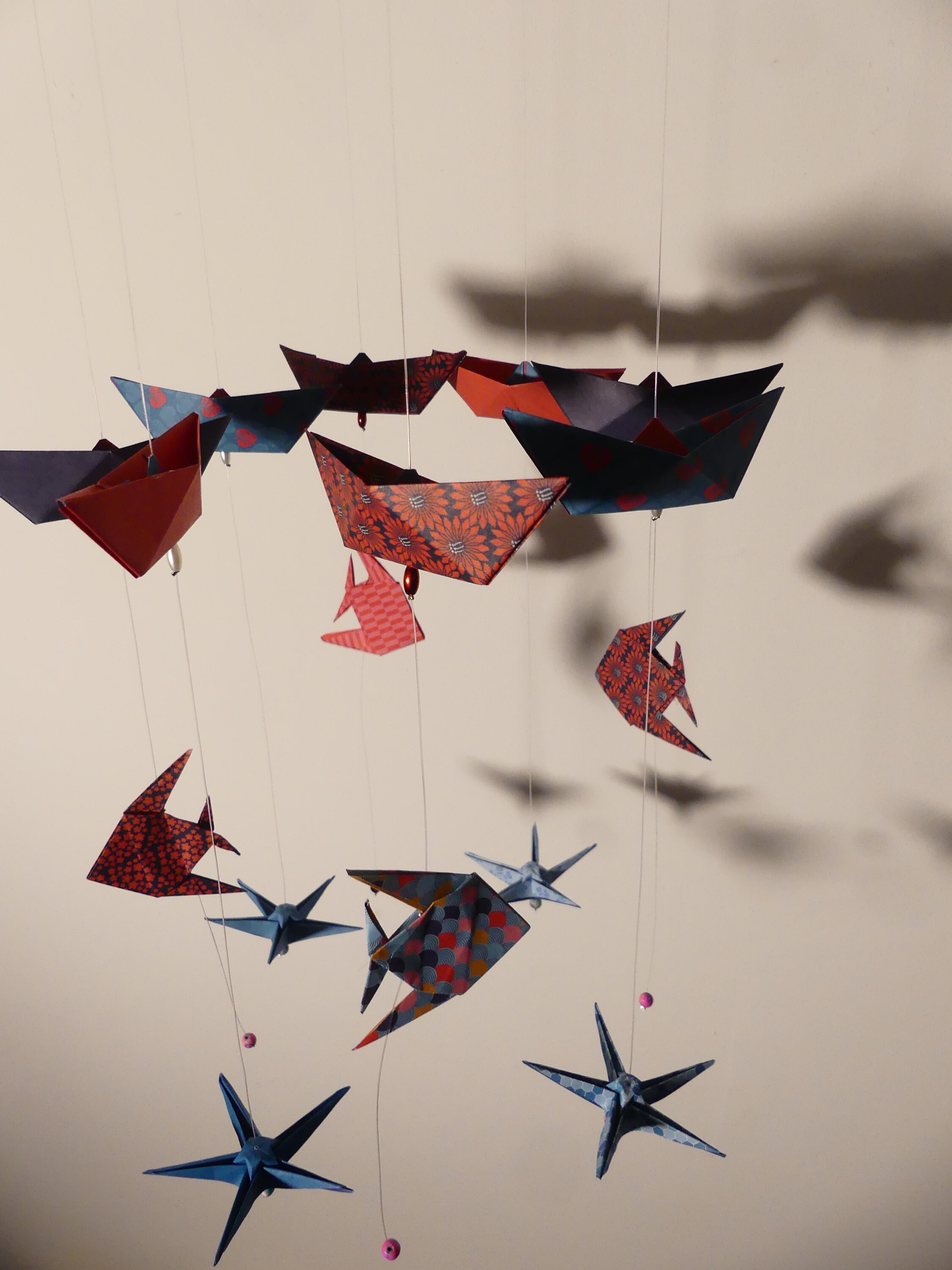 Origami Boat Mobile - Etsy, image size:2250x3000