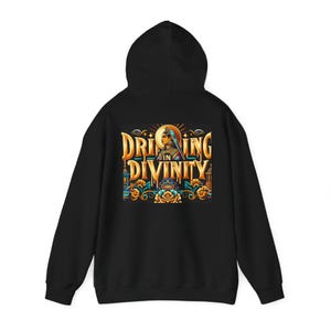 Goddess Oils, Dripping in Divinity Hoodie, Divine Sweatshirt, Spiritual Pullover, Sacred Clothing, Meditative Jumper, Yoga Apparel