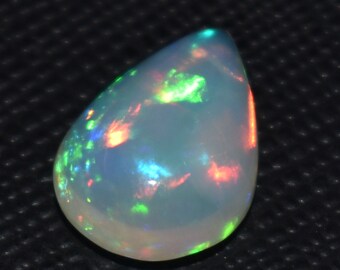 Excellent Opal Gift For Her Natural Ethiopian Opal Cabochon Gemstone Welo Fire Opal Loose Cabochon Jewelry Setting Opal Cabochon 0.35 cts