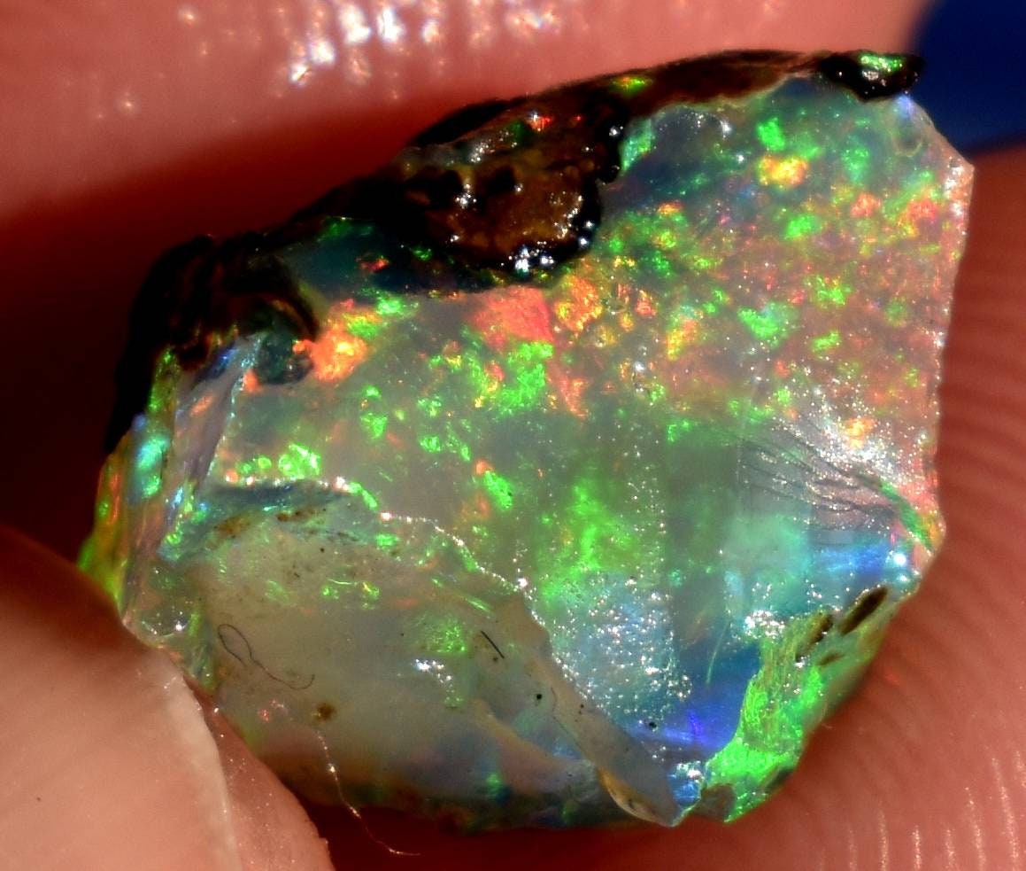 Fire Opal Rough Natural Opal Rough Welo Opal Rough 2.75 Carat Opal Rough Opal Raw Gemstone, Ethiopian Opal Rough Opal Rough Gemstone