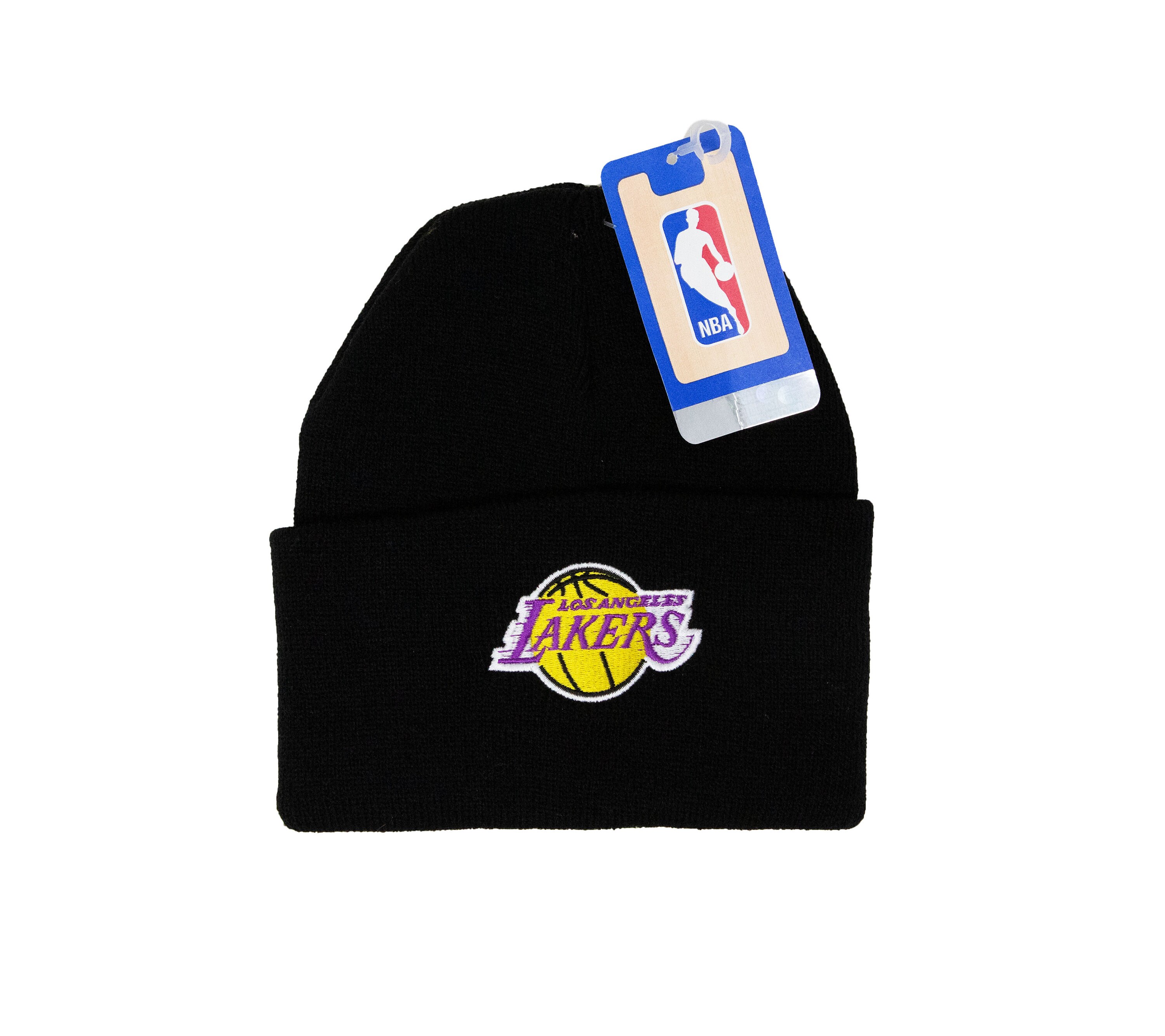 lakers beanie black