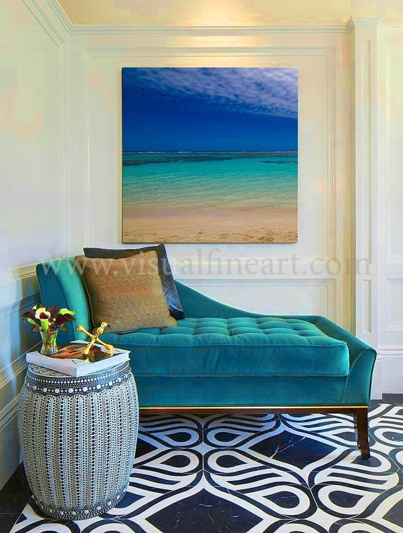 Modern Relaxing Wall Art Ocean Photography Turquoise Waters Etsy