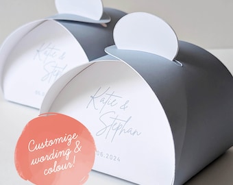 Custom Favor Boxes - Handcrafted Paper Gift Boxes for Weddings, Baby Showers, & Parties - Personalized Small Gift Boxes