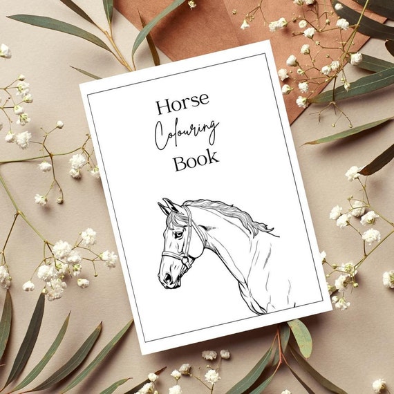 Equestrian Coloring Book 2025 