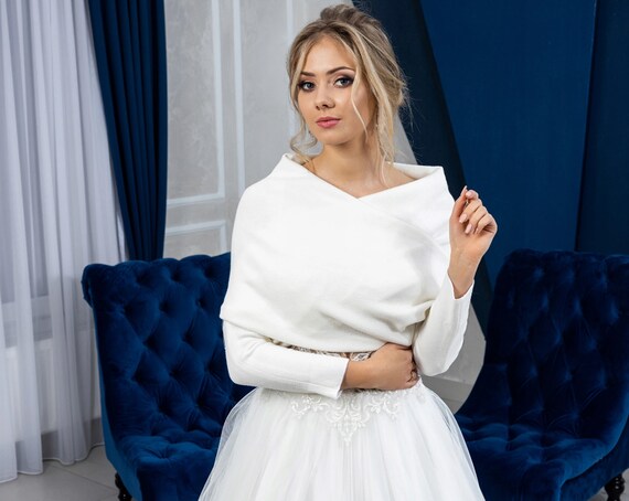 Bolero da sposa bianco bolero da sposa per abito in colore | Etsy Italia