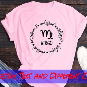 Virgo Zodiac Traits , Zodiac Sign T-shirt, Virgo T-shirt, Zodiac Sign gift, crazy  gift, gift for  him , gift for  his  -  U2933