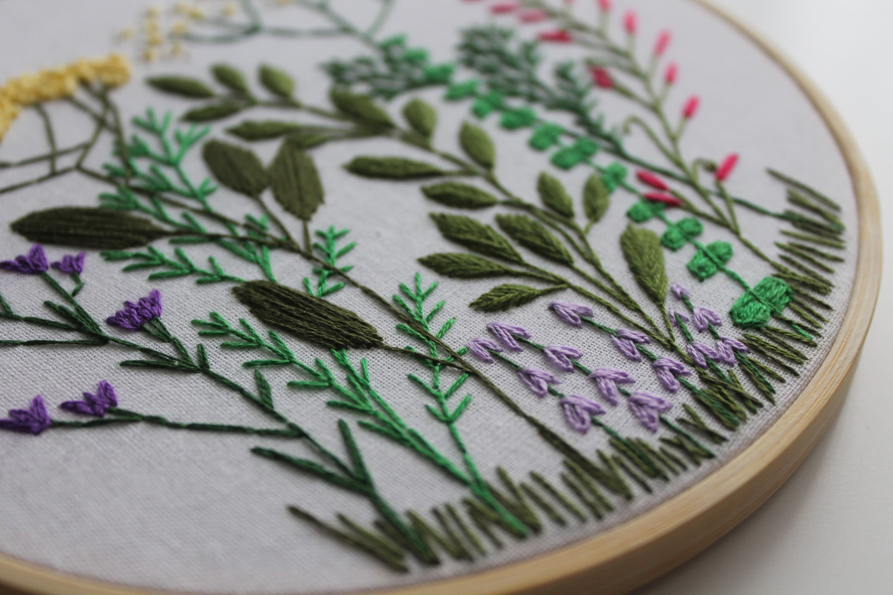 Wildflower Embroidery Pattern / PDF Embroidery pattern Etsy