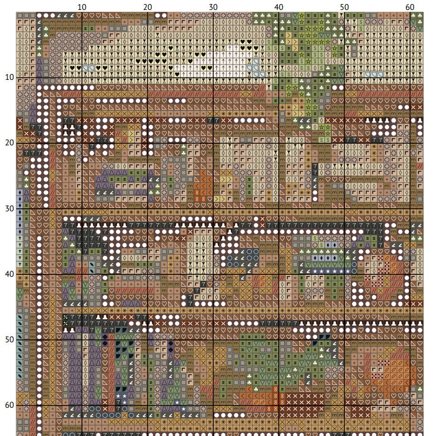 Cross Stitch Pattern Cottage Living Room, Hand Embroidery Pattern ...