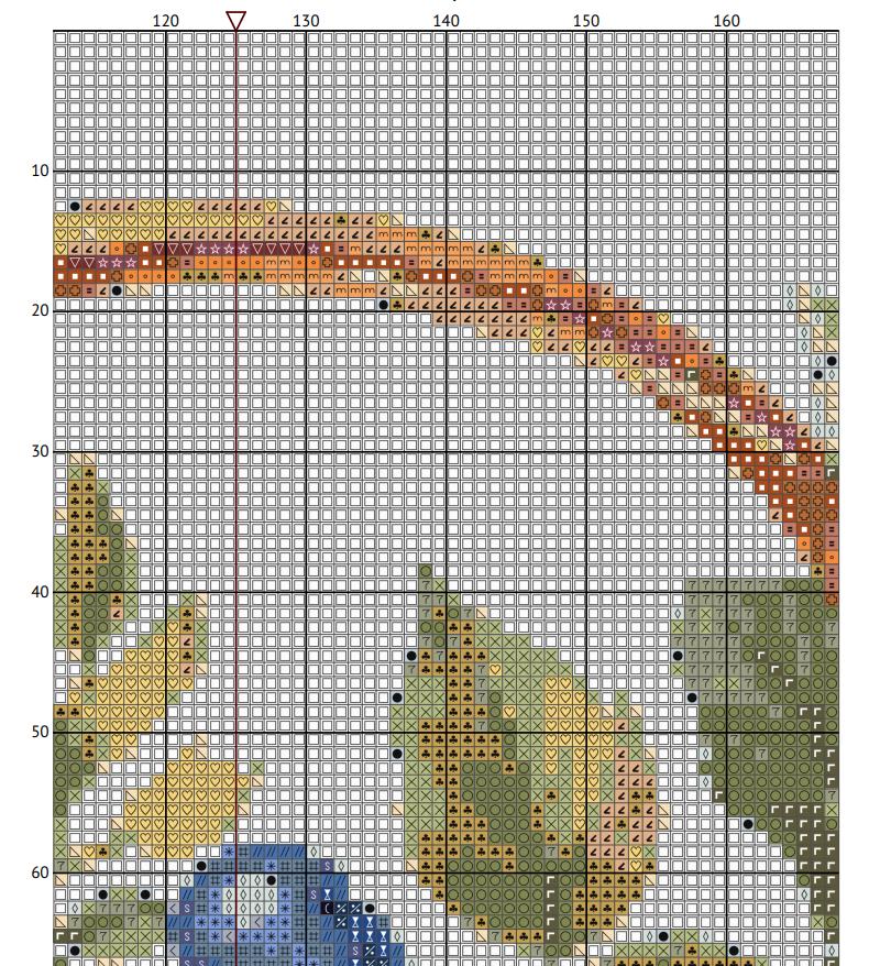 Blueberry Basket Cross Stitch Pattern, Instant Download PDF, Counted ...