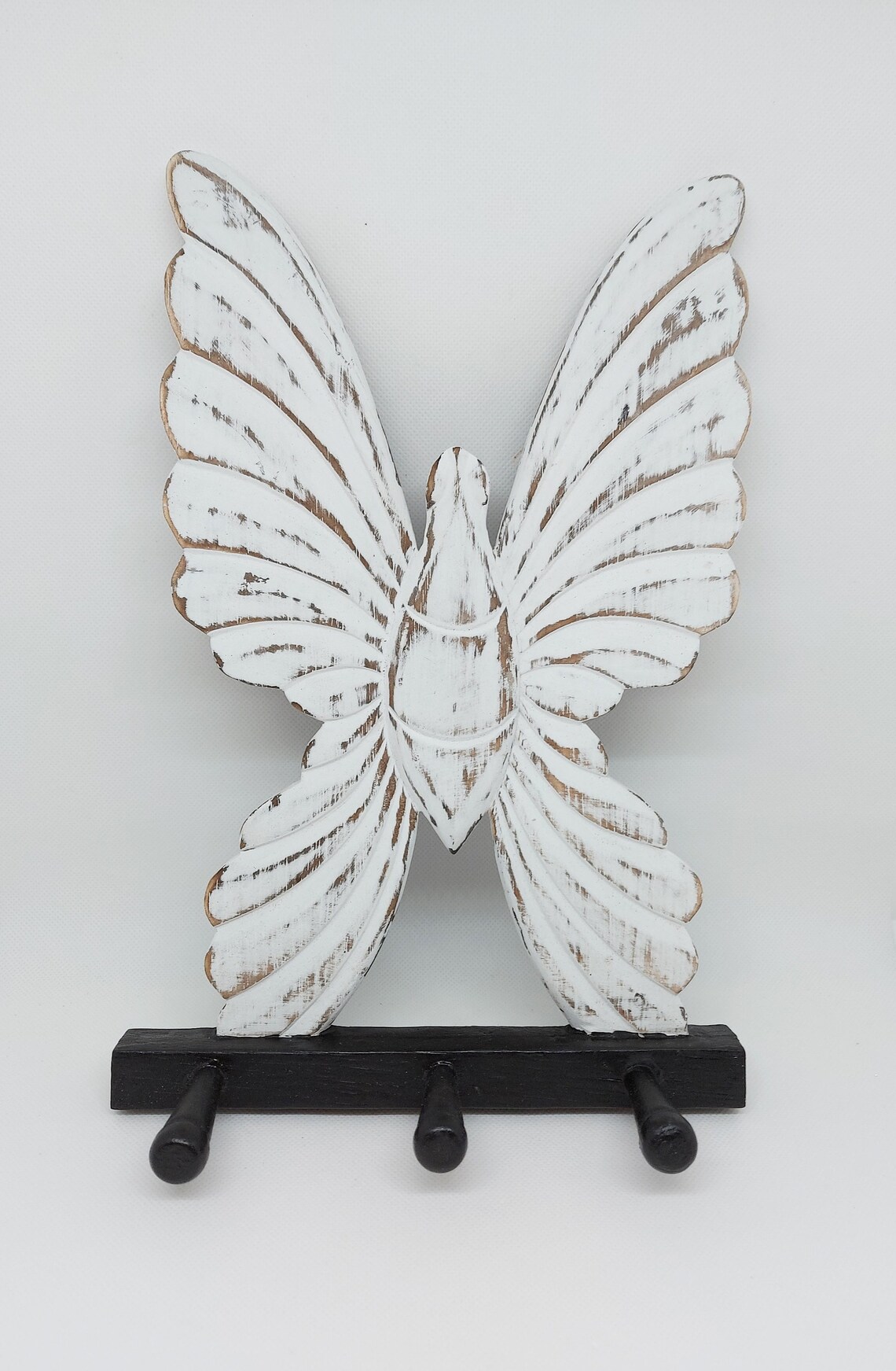 Butterfly Wooden Coat Hanger / Wooden Decorative Coat Hanger / Etsy