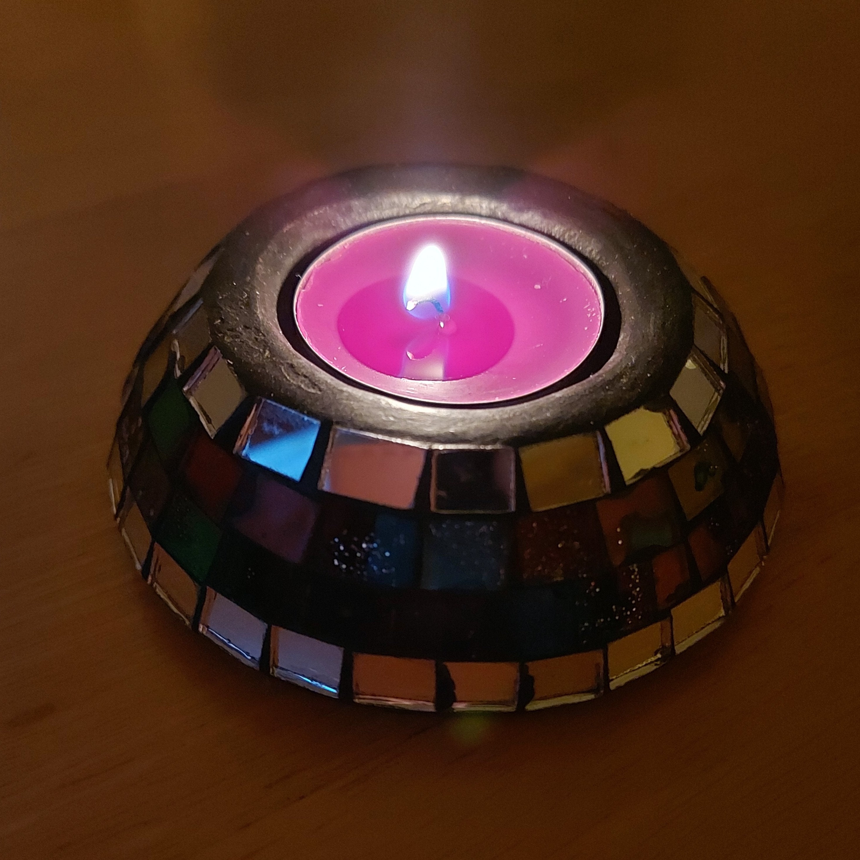 Mosaic Tea Light Holder Etsy UK