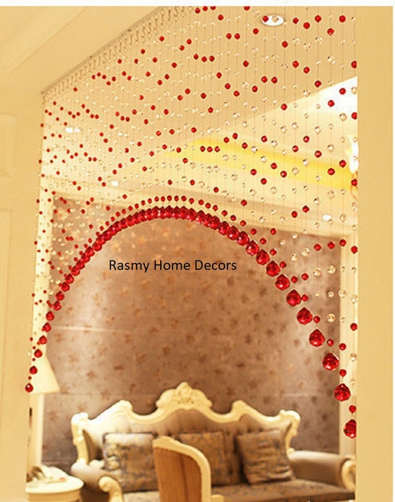 Rasmy Home Decors Customized Crystal Beads Curtain Window Curtain