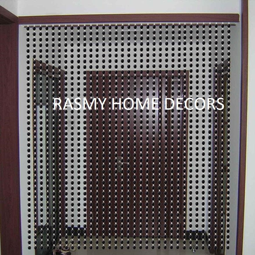 Rasmy Home Decors Acrylic Pearl and Crystal Strings Beads Curtain Porch  Partition Open Kitchen Decoration 