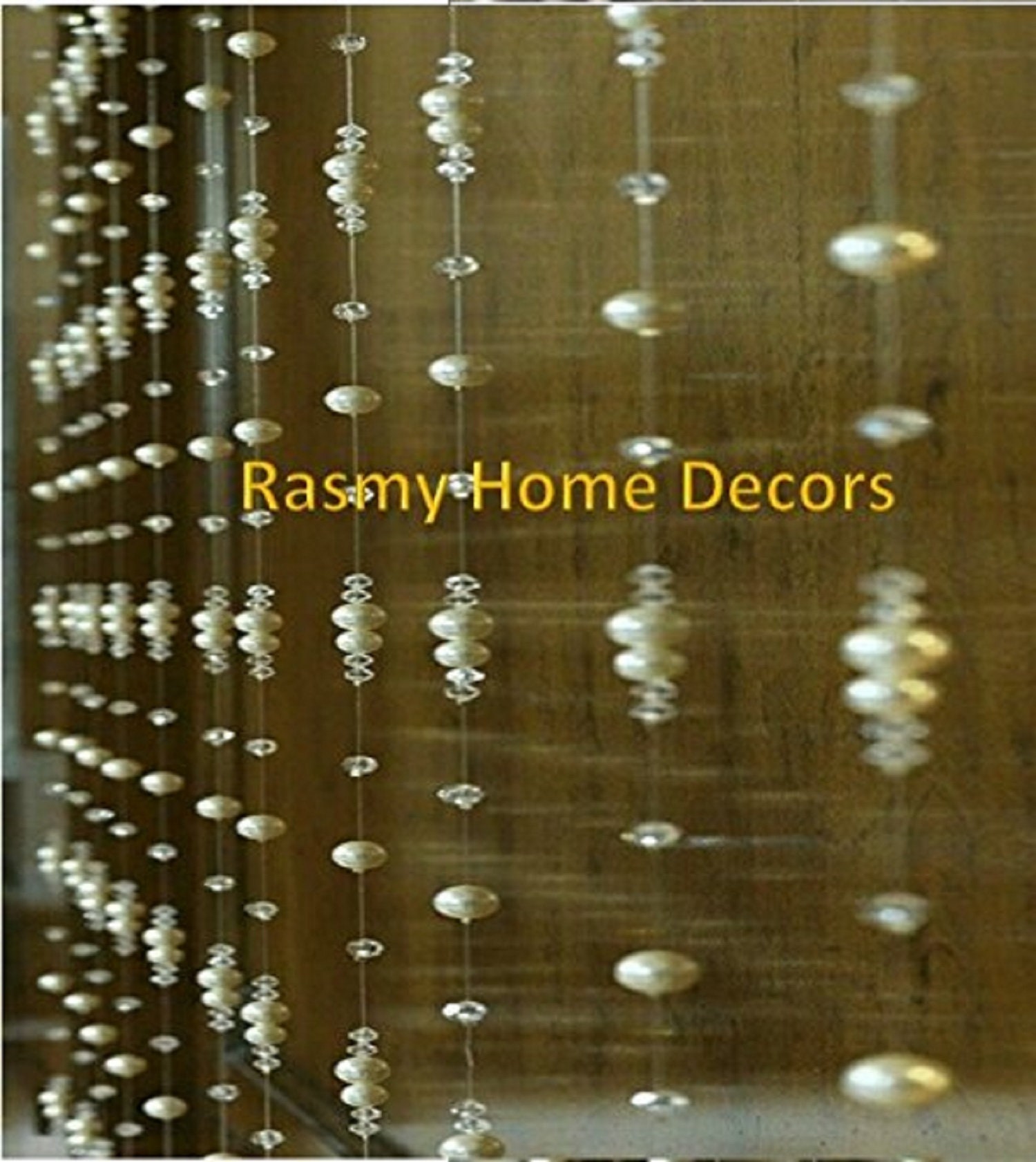 Rasmy Home Decors Customized Crystal Beads Curtain Window Curtain-beaded  Door Curtain-hanging Door Beads-beaded Wall Hanging-bohemian Art -   Denmark