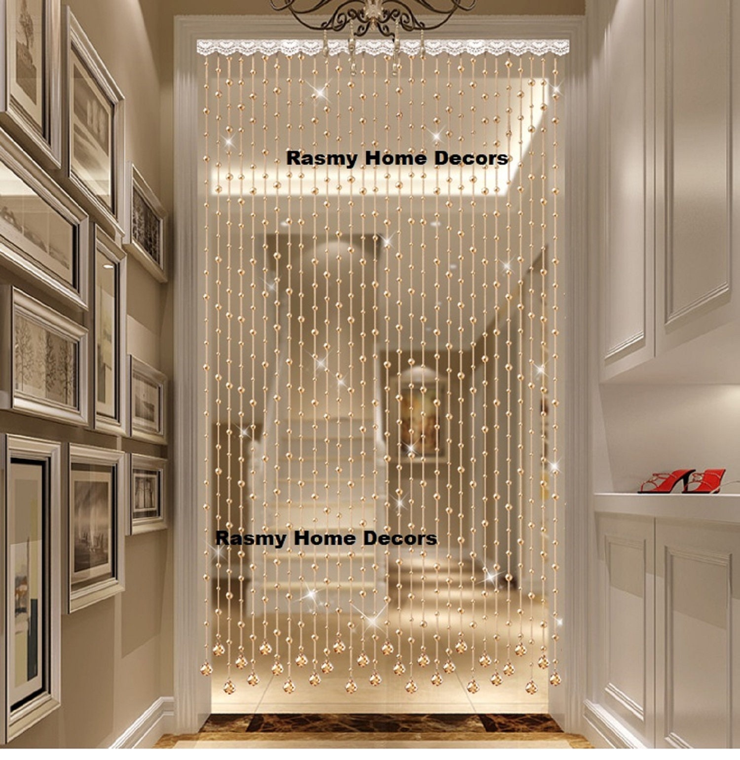 Crystal door hanger cheap