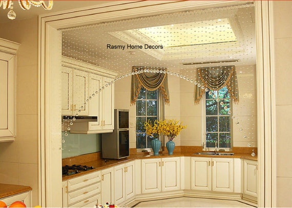 Rasmy Home Decors Customized Crystal Beads Curtain Window Curtain