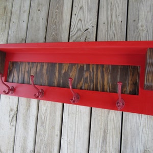 Farmhouse Coat Rack, Country Coat Rack With Corbels And Bead Board