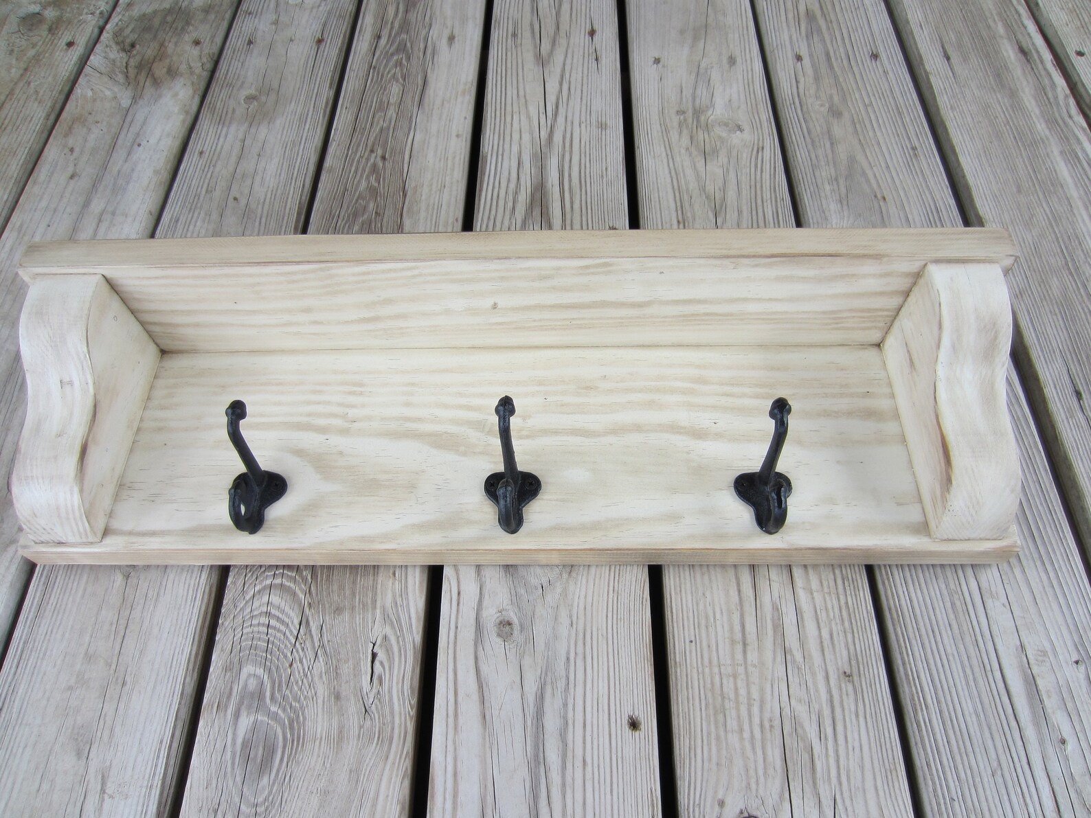 Country Coat Rack With Shelf Cabin Coat Rack. Primitive Coat Etsy