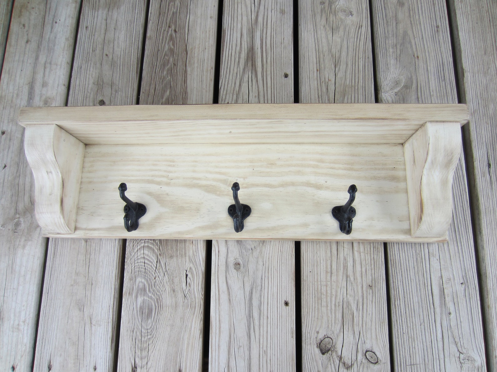 Country Coat Rack With Shelf Cabin Coat Rack. Primitive Coat Etsy