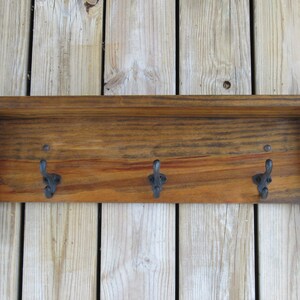 Primative Coat Rack, Farmhouse Coat Rack, Country Coat Rack With Shelf ...