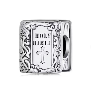 Bibel Charm, Silber 925 Charm für Armband, Fit für Pandora Armband