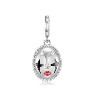 Clown Mask Charm , Silver 925 Charm For Bracelet, Fit For Pandora Bracelet