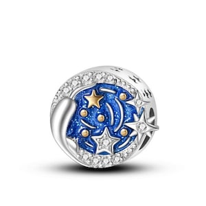 Star Charm , Silver 925 Charm For Bracelet, Fit For Pandora Bracelet