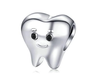 Lovely Tooth Charm , Silver 925 Charm For Bracelet, Fit For Pandora Bracelet