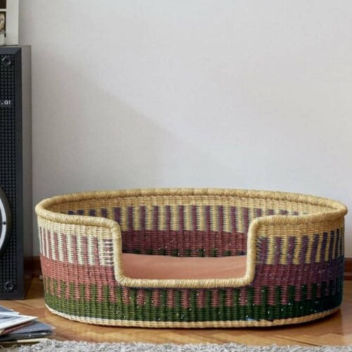 Modern Dog Basket Bed Etsy