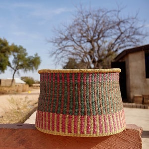 Panier de rangement tissé - Grand panier de sol pour le linge, les jouets, les serviettes et les vêtements - Panier décoratif et panier organisateur pour plantes