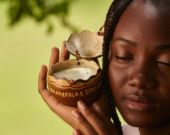 Unrefined Shea Butter All Natural Moisturizing Body Butter Pure & Raw Suitable for All Skin Types Use Alone or in DIY Whipped Butters