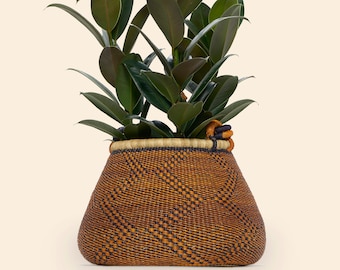 Pot Basket, Flower Basket, Decorative Basket, Plant Basket, Home Decor Basket, Woven Plant Basket,Storage Basket, Handwoven Basket