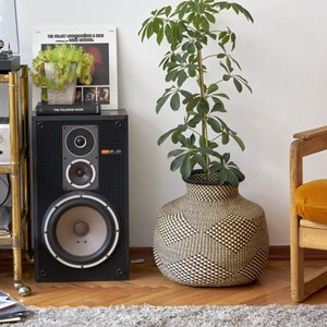 Zeyn Bolga-mand, bloemenmand, pottenmand, Afrikaanse mand, handgemaakte mand, decormand, handgeweven pottenmand, opbergmand