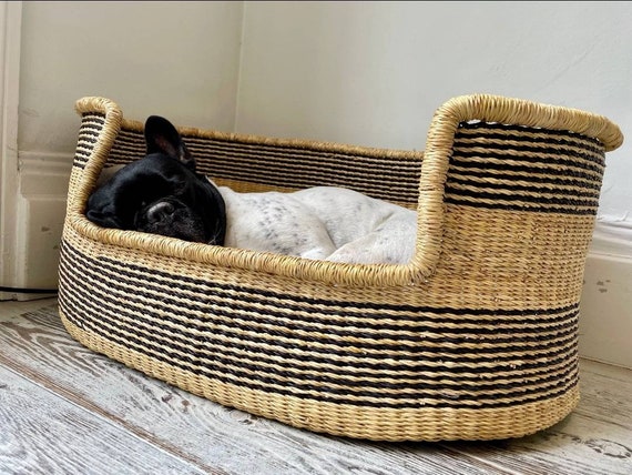 Bolga basket dog bed hotsell
