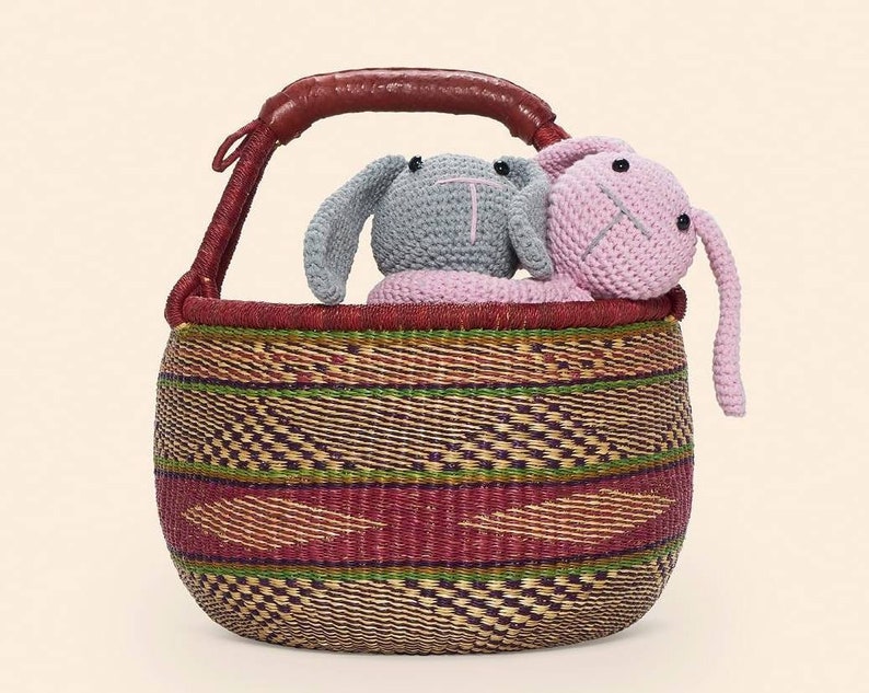 Basket For Storage Handmade Basket Large Basket Kids Toy Etsy