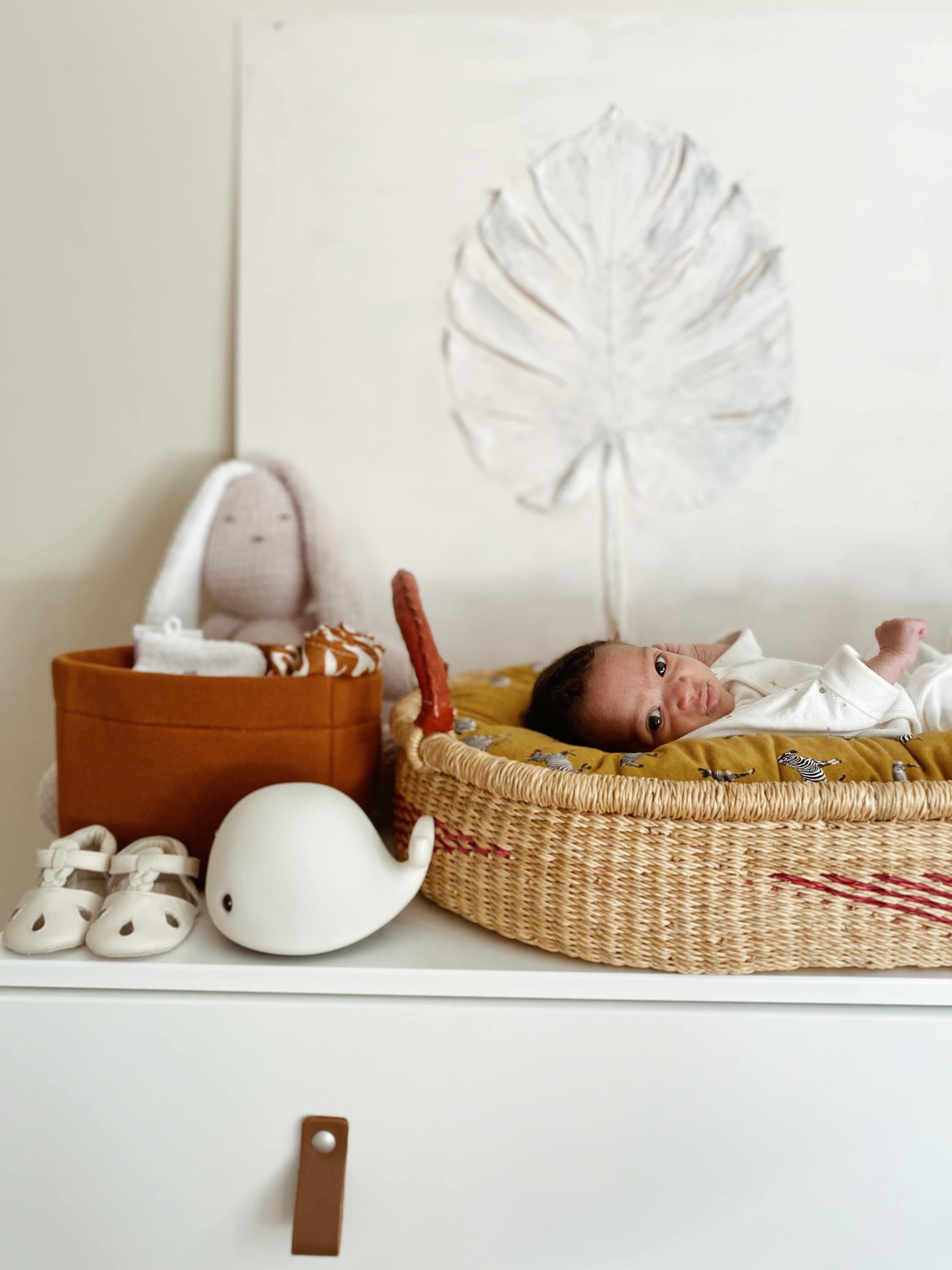 Woven Baby Changing Basket Woven Baby Changing Basket Baby Etsy