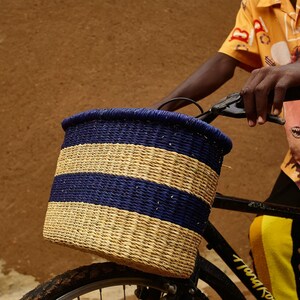 Woven Bike Basket Amish Handmade Woven Basket Customizable Etsy