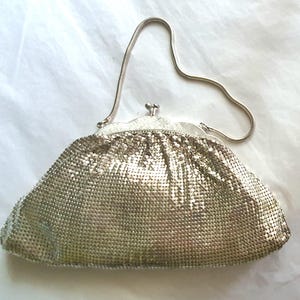 1960s silver mesh purse, made in West Germany.