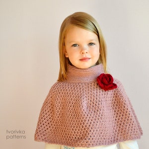 New amazing cape crochet pattern for baby, toddler, child, teen and adult woman image 1
