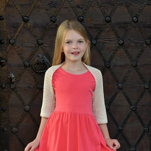 Easy bolero crochet pattern universal, phototutorial