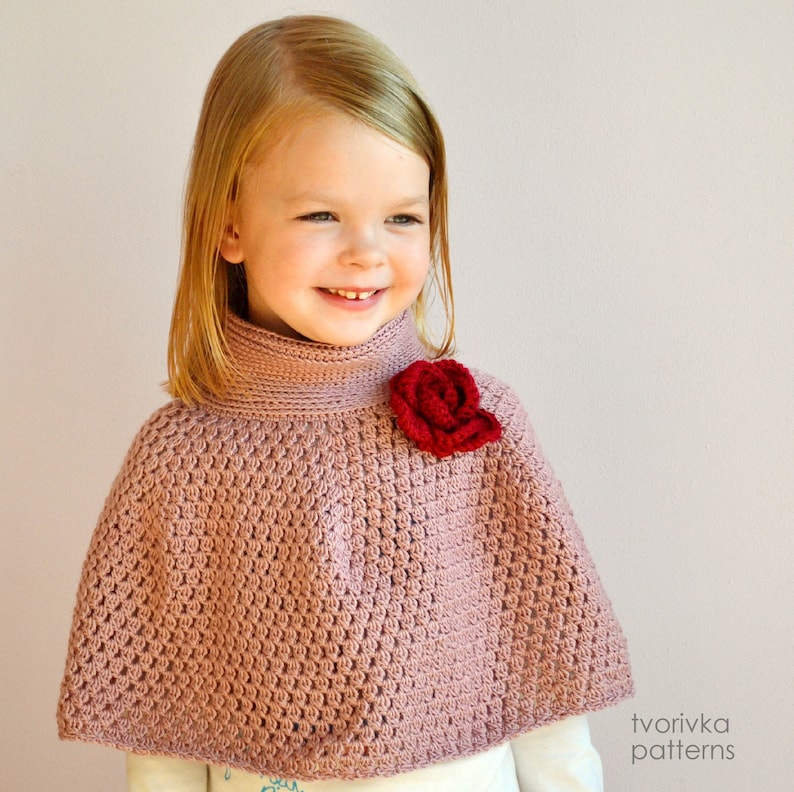 New Amazing Cape Crochet Pattern for Baby Toddler Child Etsy