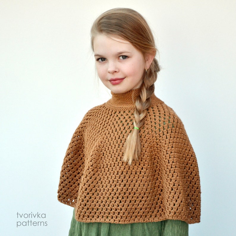 New amazing cape crochet pattern for baby, toddler, child, teen and adult woman image 6