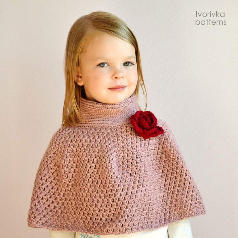 New amazing cape crochet pattern for baby toddler child Etsy