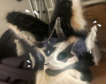 Dinomask drakenharige fursuit
