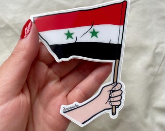 Syria Flag Sticker - Premium Heavy Duty Vinyl