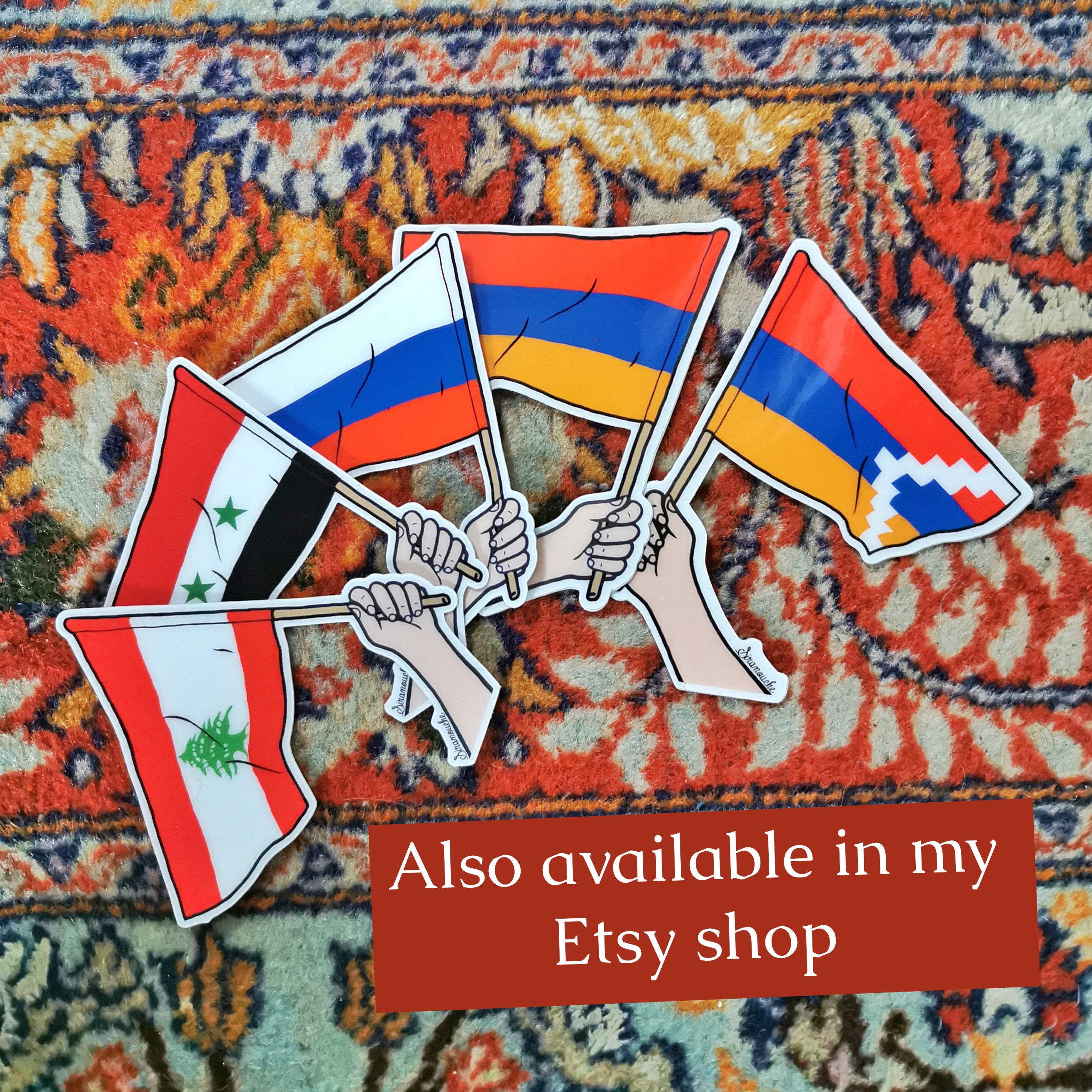 Amazigh Kabyle Berber Flag Sticker Superior Quality, Durable