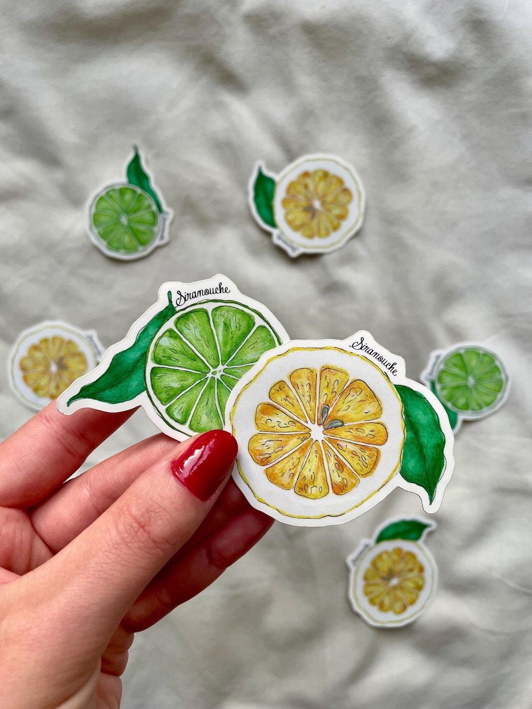Lemon Sticker Premium Vinyl - Etsy